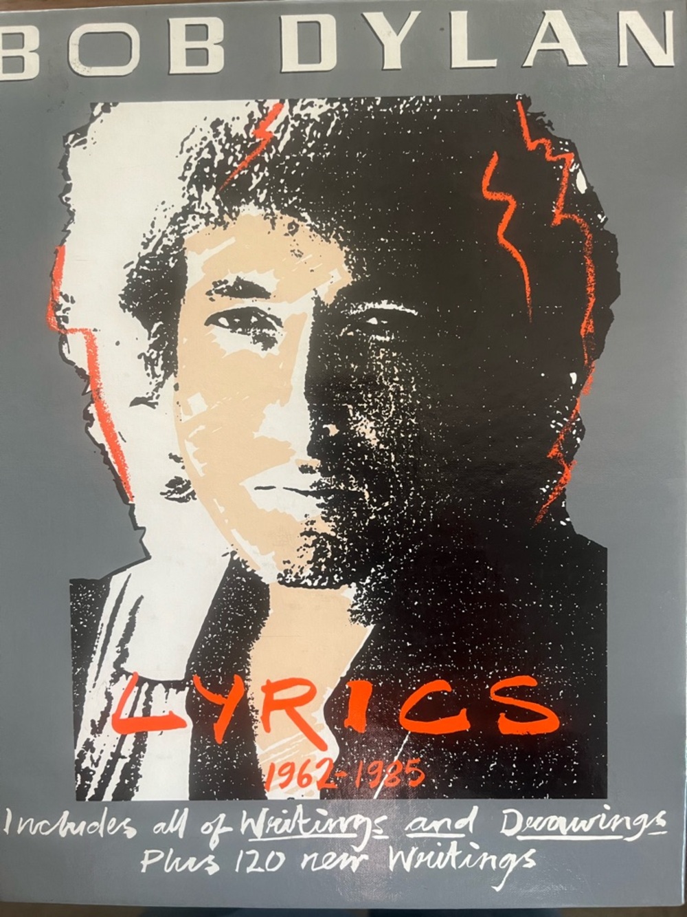 Bob Dylan: Lyrics hardcover coffee table book